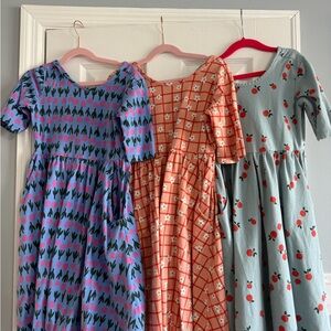 Set of Three Hanna Andersson Dresses